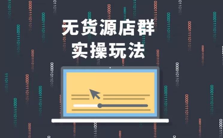 无货源店群实操玩法，蓝海选品的独特思路，店群软件操作方法（45节视频课）-八号资源库