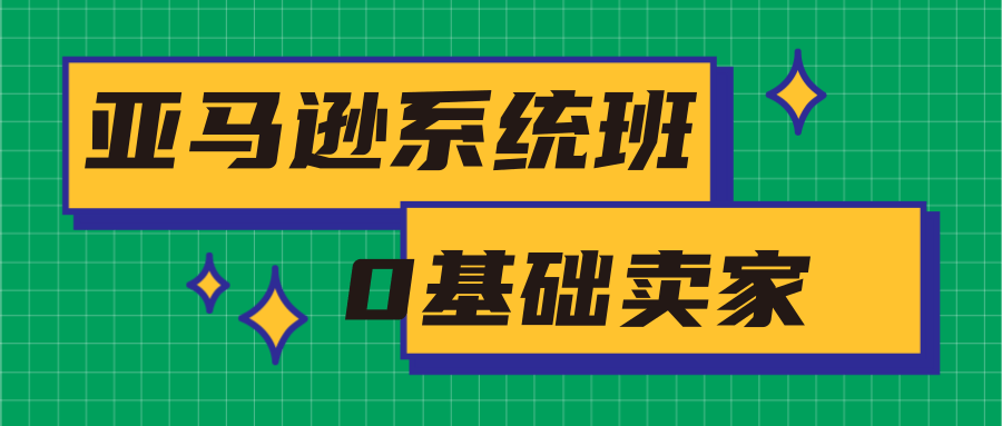 亚马逊系统班，专为0基础卖家量身打造，亚马逊运营流程与架构-八号资源库