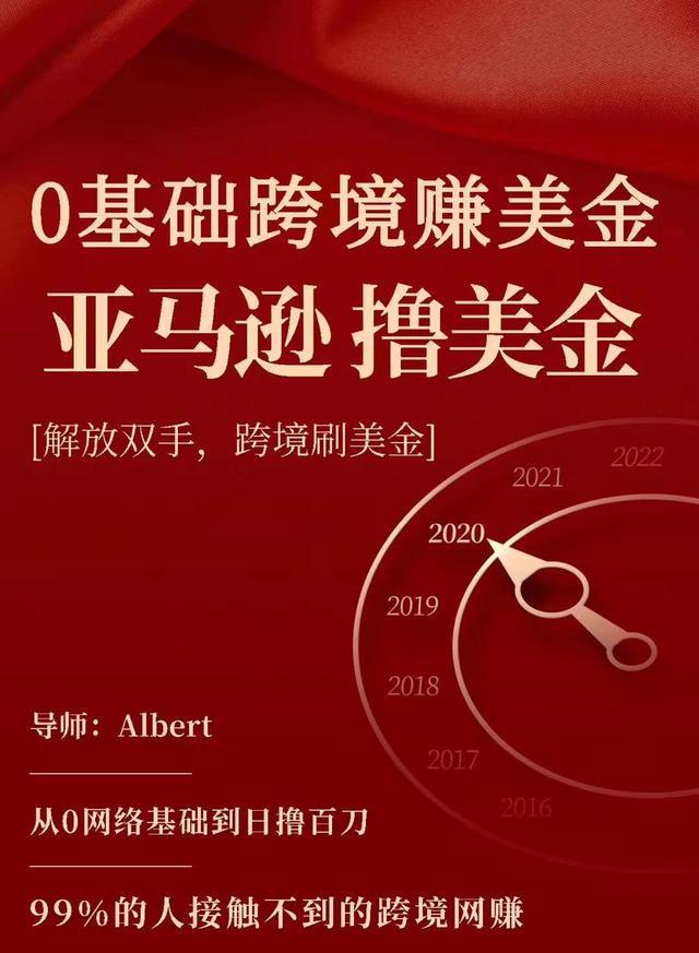亚马逊撸美金项目，0基础跨境赚美金，解放双手，跨境刷美金-八号资源库