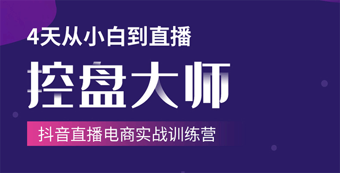单场直播破百万-技法大揭秘，4天-抖音直播电商实战训练营-八号资源库