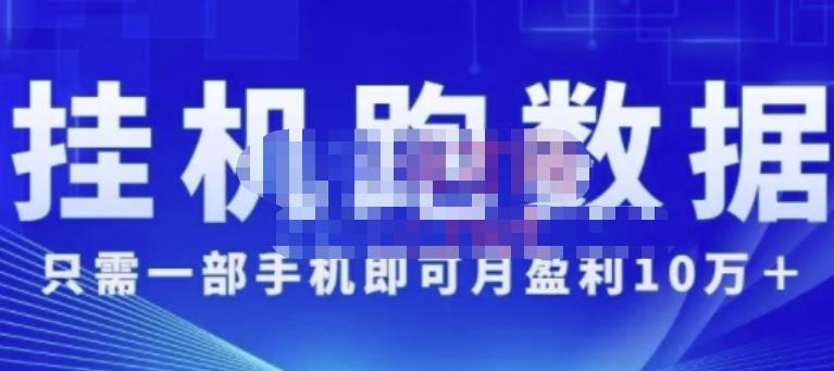 猎人电商:挂机数跑‬据，只需一部手即机‬可月盈利10万＋（内玩部‬法）价值4988元-八号资源库