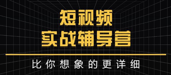 达人队长:短视频实战辅导营，比你想象的更详细-八号资源库