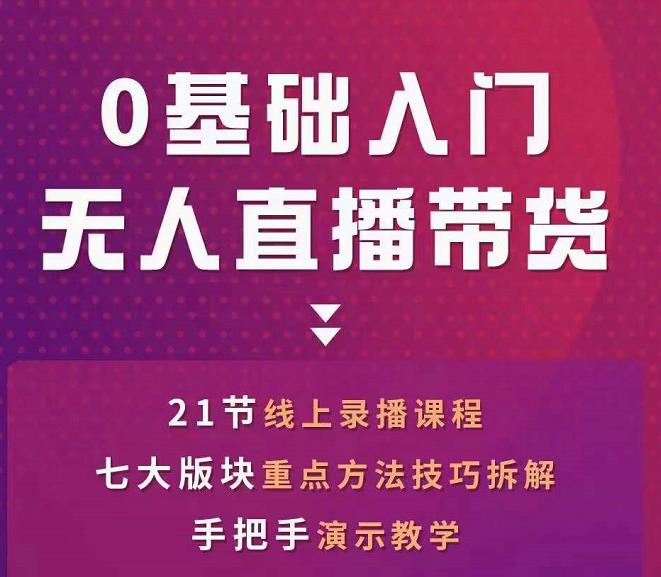 网红叫兽-抖音无人直播带货，一个人就可以搞定的直播带货实战课-八号资源库