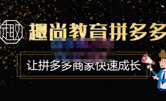 趣尚教育·拼多多运营实操VIP特训营，让拼多多商家快速成长-价值3180元-八号资源库
