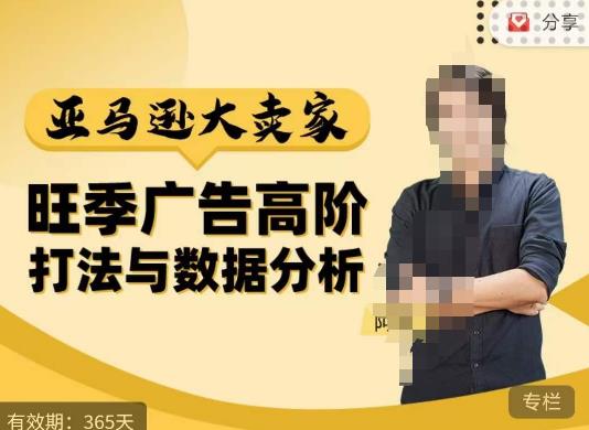 阿甘·亚马逊大卖家广告高阶打法与数据分析，走出传统广告误区；揭秘大卖惯用打法；数据驱动广告决策-八号资源库