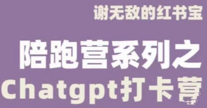 谢无敌ChatGPT打卡营，教你更好地使用ChatGPT来提高工作效率-八号资源库
