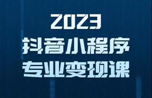 2023年抖音小程序变现保姆级教程，0粉丝新号，无需实名，3天起号，第1条视频就有收入-八号资源库