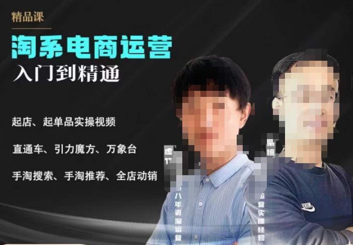 2023手淘搜索实操课+体系化课程，​起店起单品实操视频课程-八号资源库