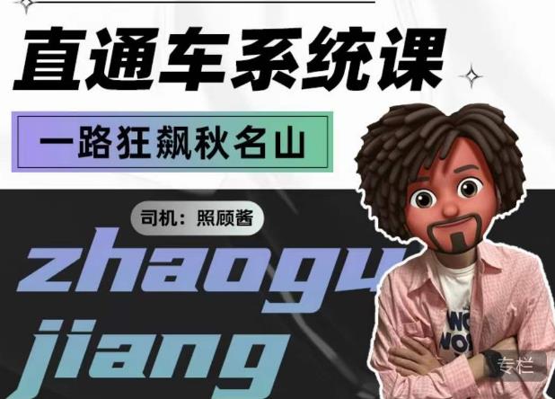 照顾酱·直通车系统课，从0到1搭建你的付费推广思维，讲基础，讲思路，讲方法，也讲实操-八号资源库
