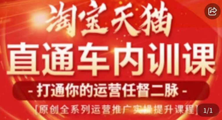 天问电商·2023淘宝天猫直通车内训课，零基础学起直通车运营实操课程-八号资源库