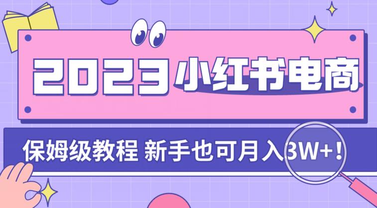 阿本小红书电商陪跑营4.0，带大家从0到1把小红书做起来-八号资源库