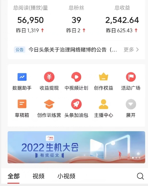 全新蓝海，西瓜视频流量掘金项目，简单上手适合0基础小白，暴力玩法日入500＋【揭秘】-八号资源库