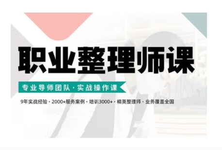 职业整理师培训(新版)，实战操作课-八号资源库