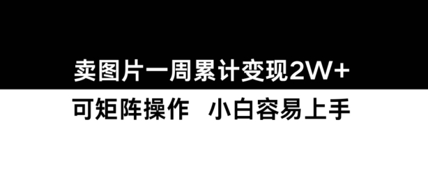 小红书【卖图片】一周累计变现2W+小白易上手-八号资源库