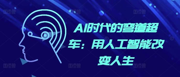 AI时代的弯道超车：用人工智能改变人生-八号资源库