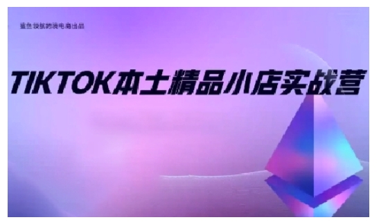 TikTok本土精品小店出海实战营，从入门到高阶，不止0-1!-八号资源库