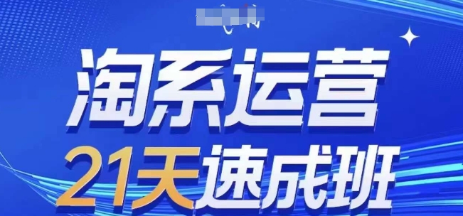 淘系运营21天速成班(更新24年12月)，0基础轻松搞定淘系运营，不做假把式-八号资源库