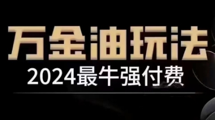 2024最牛强付费，万金油强付费玩法，干货满满，全程实操起飞（更新12月）-八号资源库