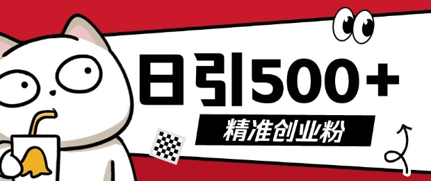 最新抖音引流创业粉，几分钟一个视频，非常暴力，小白直接可上手操作【揭秘】-八号资源库