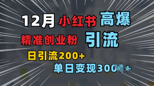 小红书一张图片“引爆”创业粉，单日+200+精准创业粉 可筛选付费意识创业粉【揭秘】-八号资源库