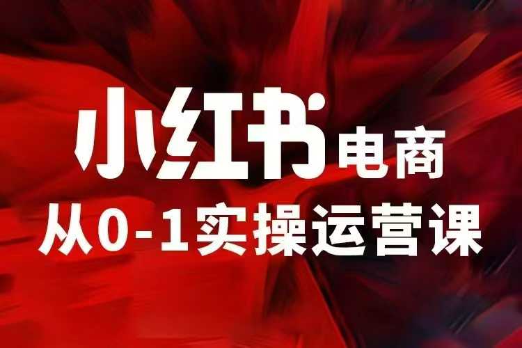 小红书电商运营，97节小红书vip内部课，带你实现小红书赚钱-八号资源库